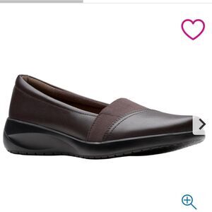 NIB Clarks Collection Kaetlyn Rhea Slip-On Shoe Sz 7.5 Brown